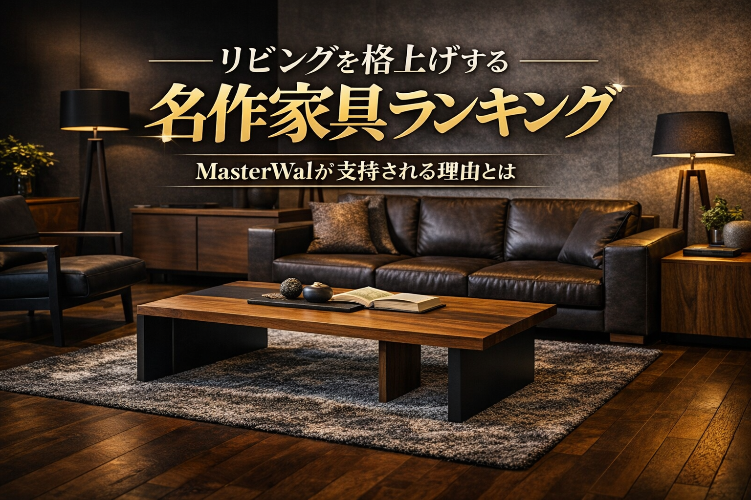 【リビングを格上げする名作家具】プロが選ぶ人気ブランド比較ランキング｜MasterWalが支持される理由とは